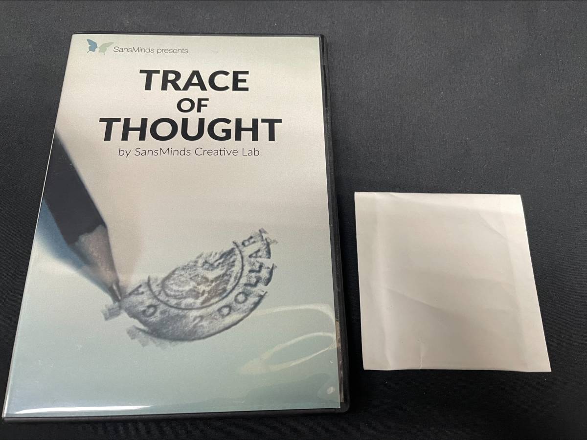【D47】TRACE OF THOUGHTS　トレースオブソーツ　Sans Minds　Creative Lab　コイン　DVD　クロースアップ　マジック　手品_画像1