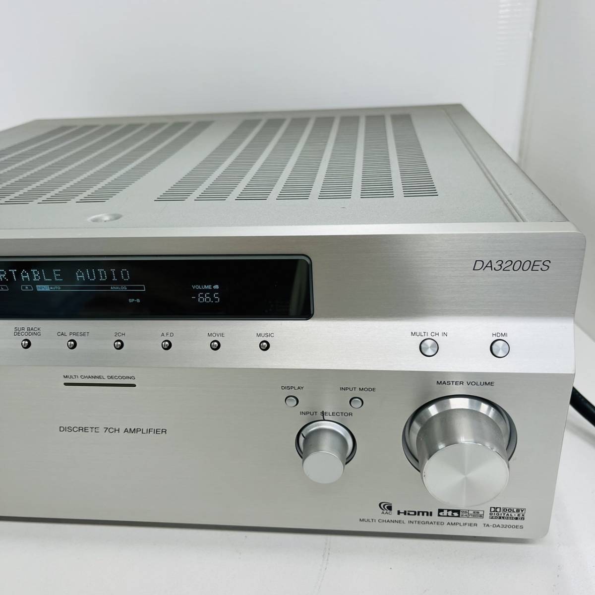 13372/ SONY TA-DA3200ES ソニー DISCRETE 7CH AMPLIFIER オーディオ機器_画像4