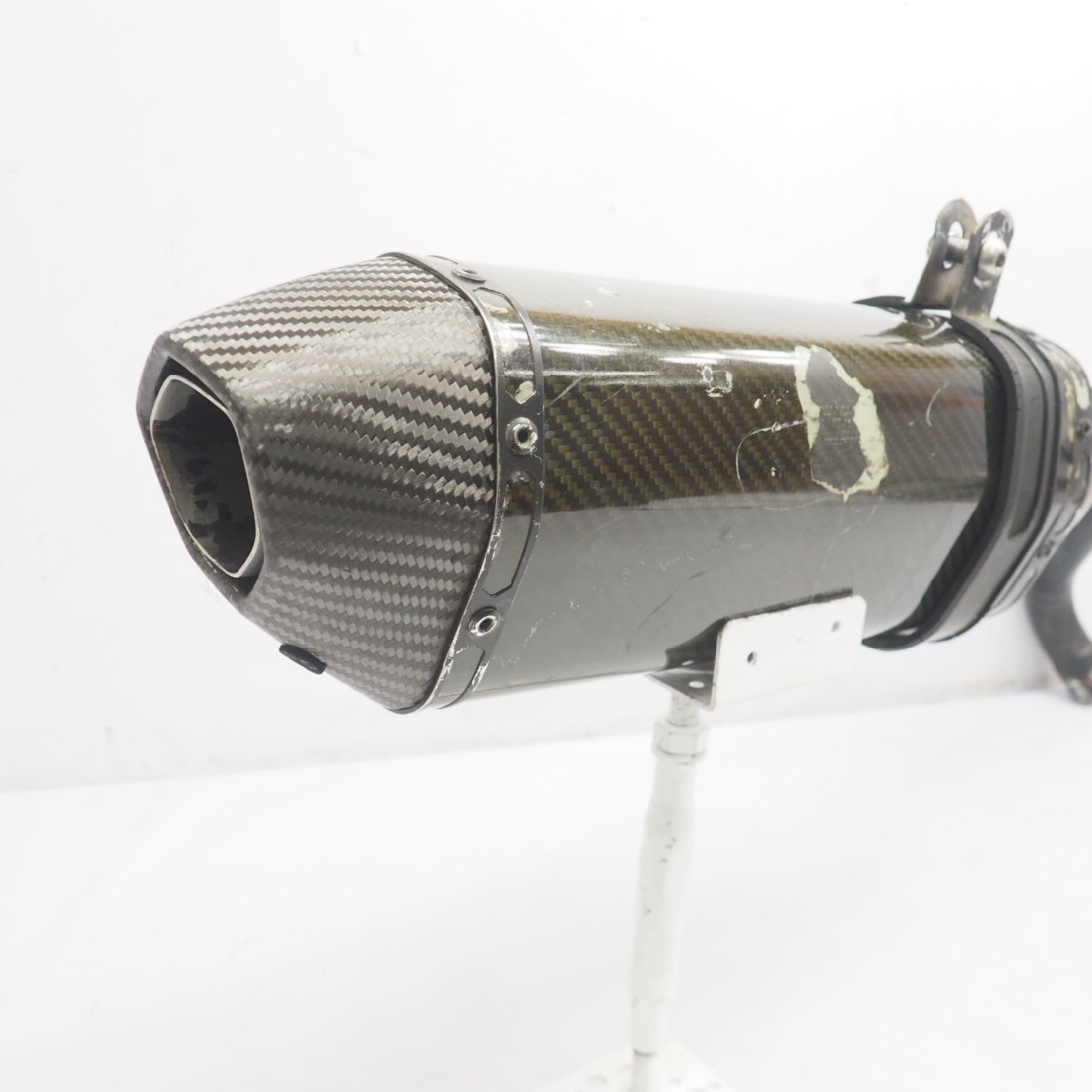 カーボン調スリップオンマフラー ホーネット250 MC31 hornet muffler S/O_画像2