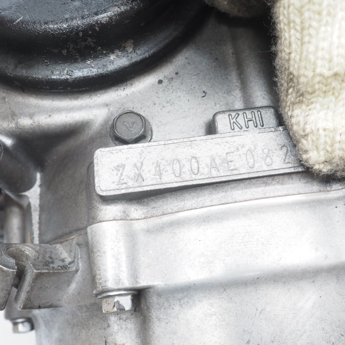 ゼファー400 エンジン engine 91年 C3 ジャンク レストア素材に ZEPHYR400 2バルブ_画像2
