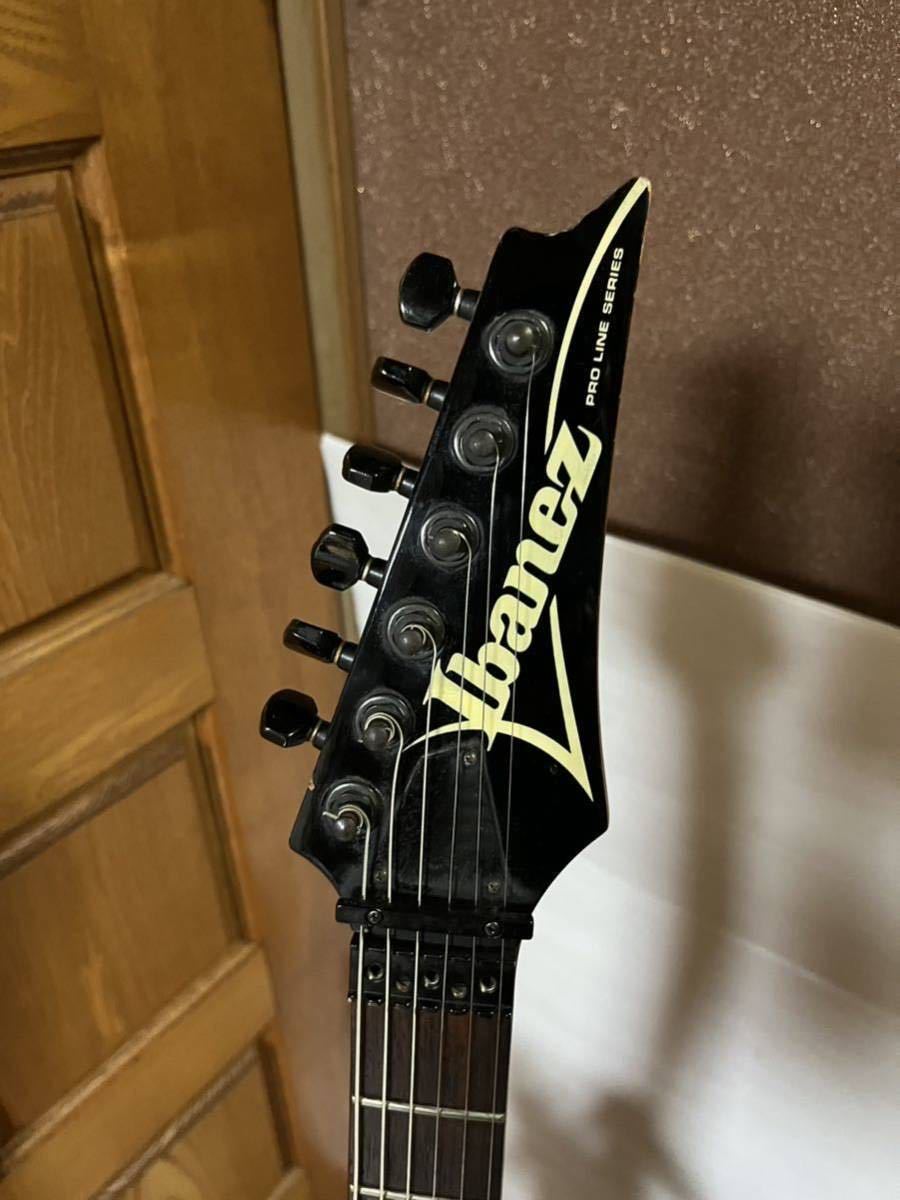 ibanez PL-5511 日本製　Pro Line series BLACK 1987年製？　オマケでサスティナー基盤　fenderストラップ　_画像3