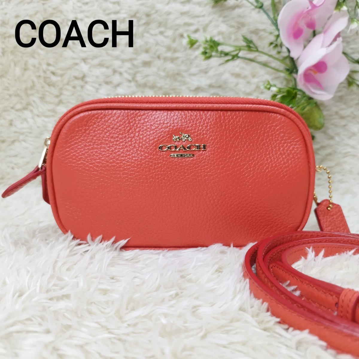 美品/希少】COACH コーチ ショルダーバッグ ポシェット クロスボディ