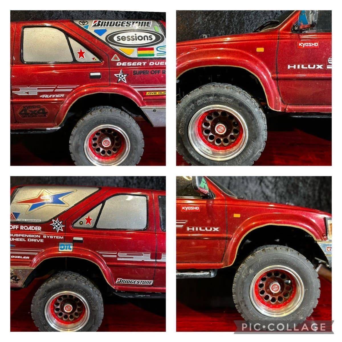 当時物 ★ 京商 ハイラックスサーフ 4WD ラジコン RC ビンテージ コレクション 希少_画像9