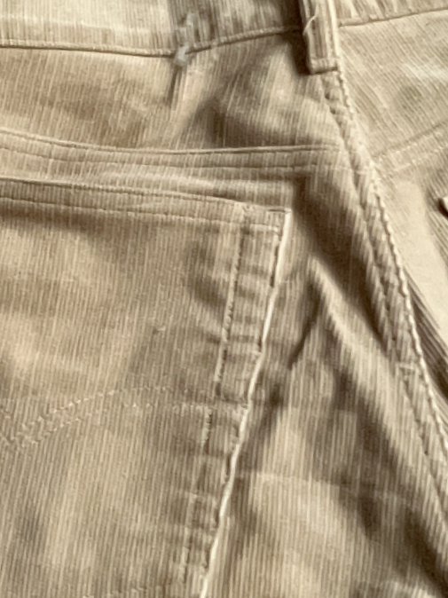 即決 W32 リーバイス Levi's 517-40 ブーツカット フレアパンツ コーデュロイ ノンデニム 2001年秋冬モデル アンテロープ ホワイトeタブ