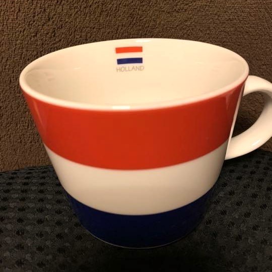 オランダ国旗柄 マグカップ 日本製 380cc 電子レンジ・食洗器対応 新品 シュガーランド 逸品社 未使用品 10955-1_画像2