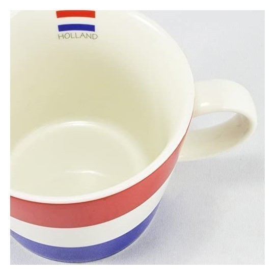 オランダ国旗柄 マグカップ 日本製 380cc 電子レンジ・食洗器対応 新品 シュガーランド 逸品社 未使用品 10955-1_画像6
