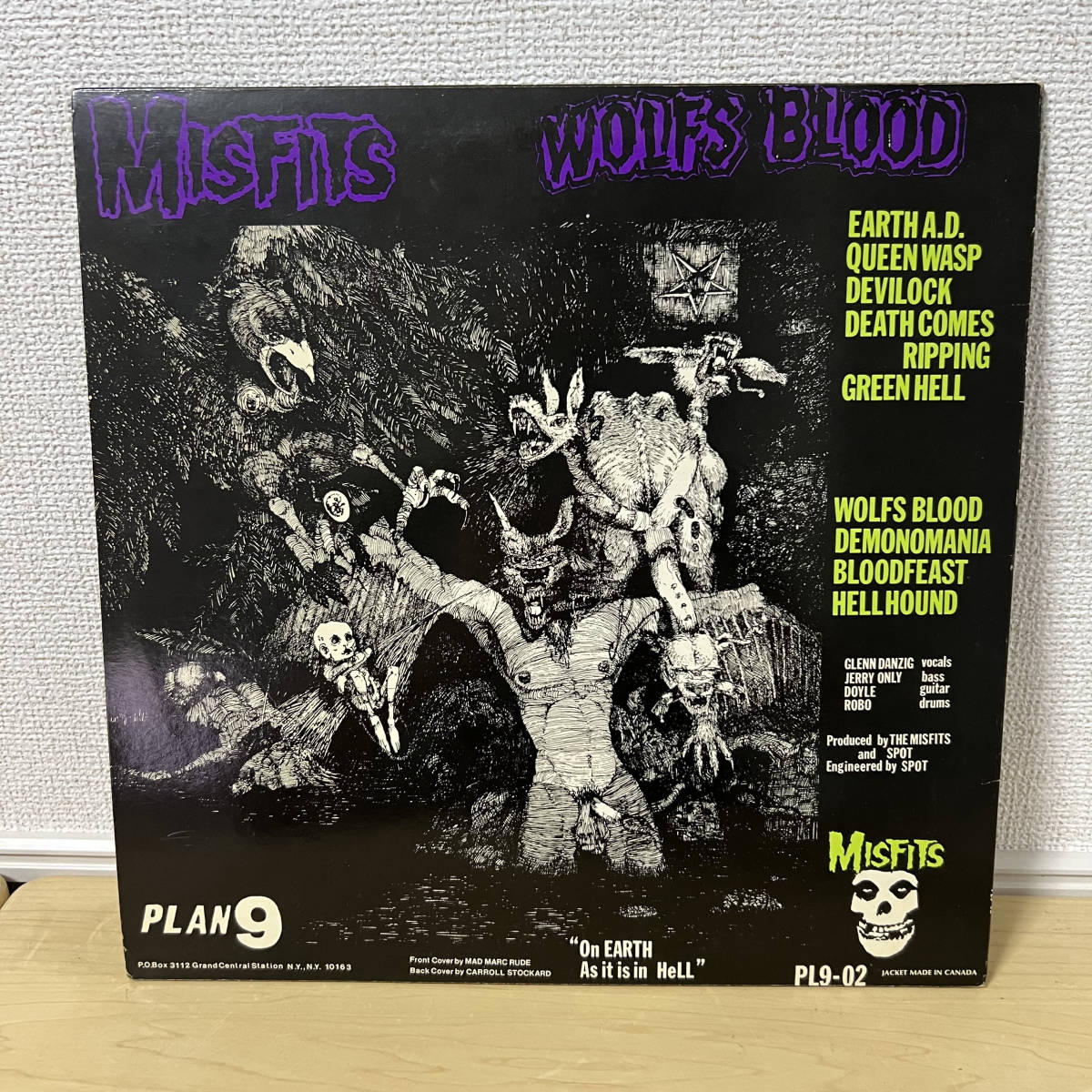 MISFITS / Earth A.D. / Wolfs Blood (1983) : 1stプレス 限定10,000枚【送料込み】_画像2