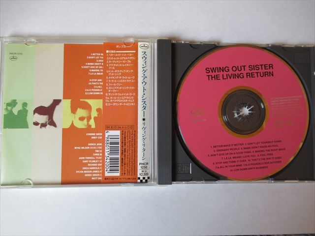 『CD廃盤 Swing Out Sister（スウィング・アウト・シスター） / The Living Return 国内盤 帯付 ◆CDケース新品』_画像4