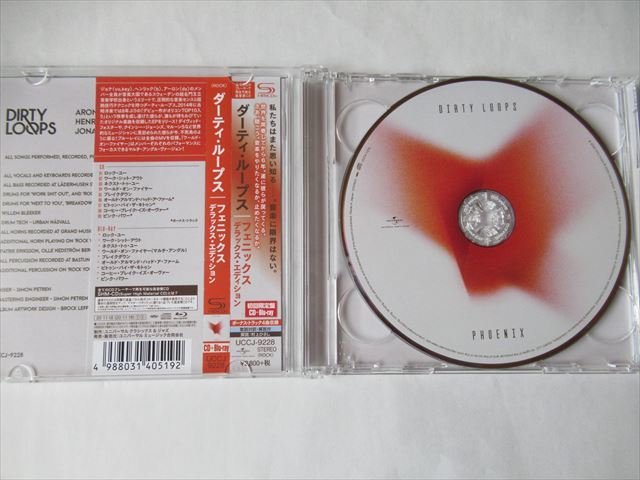 『Dirty Loops(ダーティ・ループス) / Phoenix デラックス・エディション [SHM-CD+Blu-ray Disc] 限定盤』_画像2