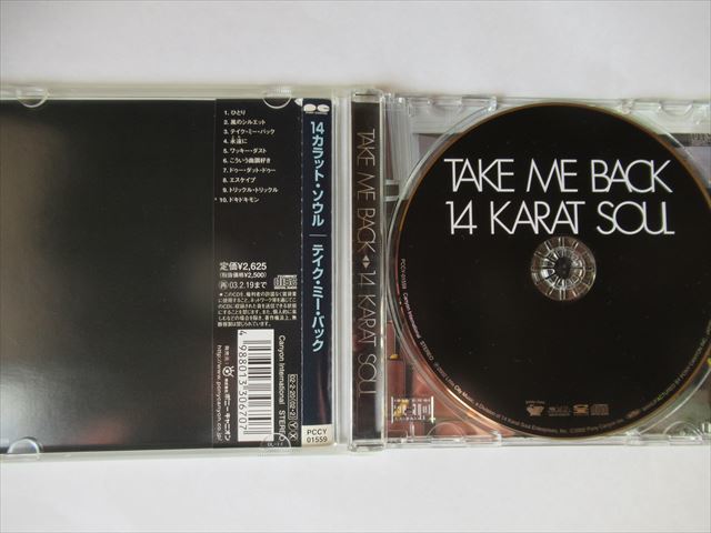 [CD снят с производства Chorus *a Capella 14 Karat Soul(14 carat * душа ) / Take Me Back с лентой * Goss винт -zkava-*CD кейс новый товар ]