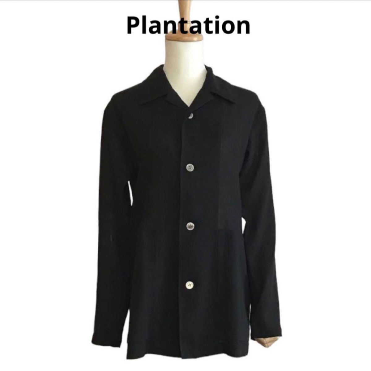 Plantation リネンコットン素材 ジャケット　ゆったり