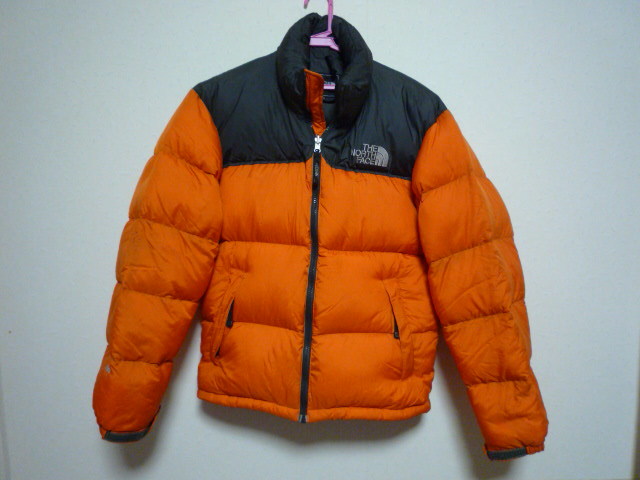 THE NORTH FACE オレンジ ヌプシ700 国内正規 サイズS/P 中古美 THE NORTH FACE オレンジ ヌプシ700 国内正規 サイズS/P 中古美