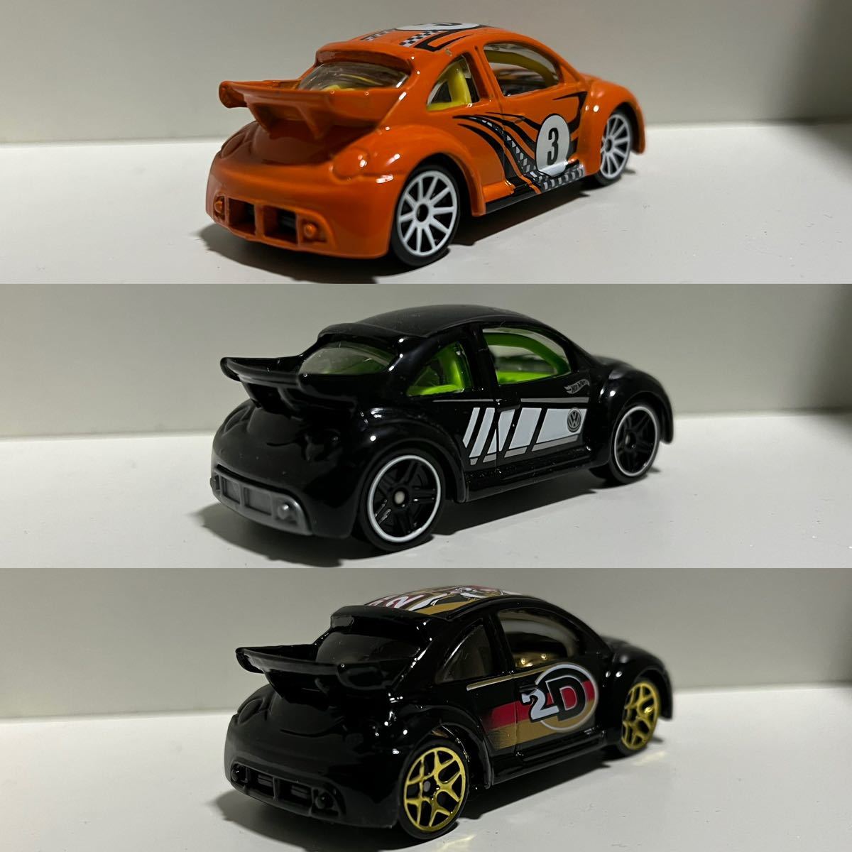 【Hot Wheels】Volkswagen New Beetle Cup ホットウィール フォルクスワーゲン ニュービートル ルース セット_画像3