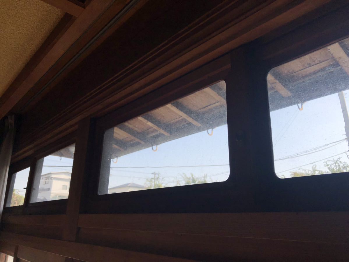 縁側　小窓　引き戸　引き窓　木製　ガラス_画像3