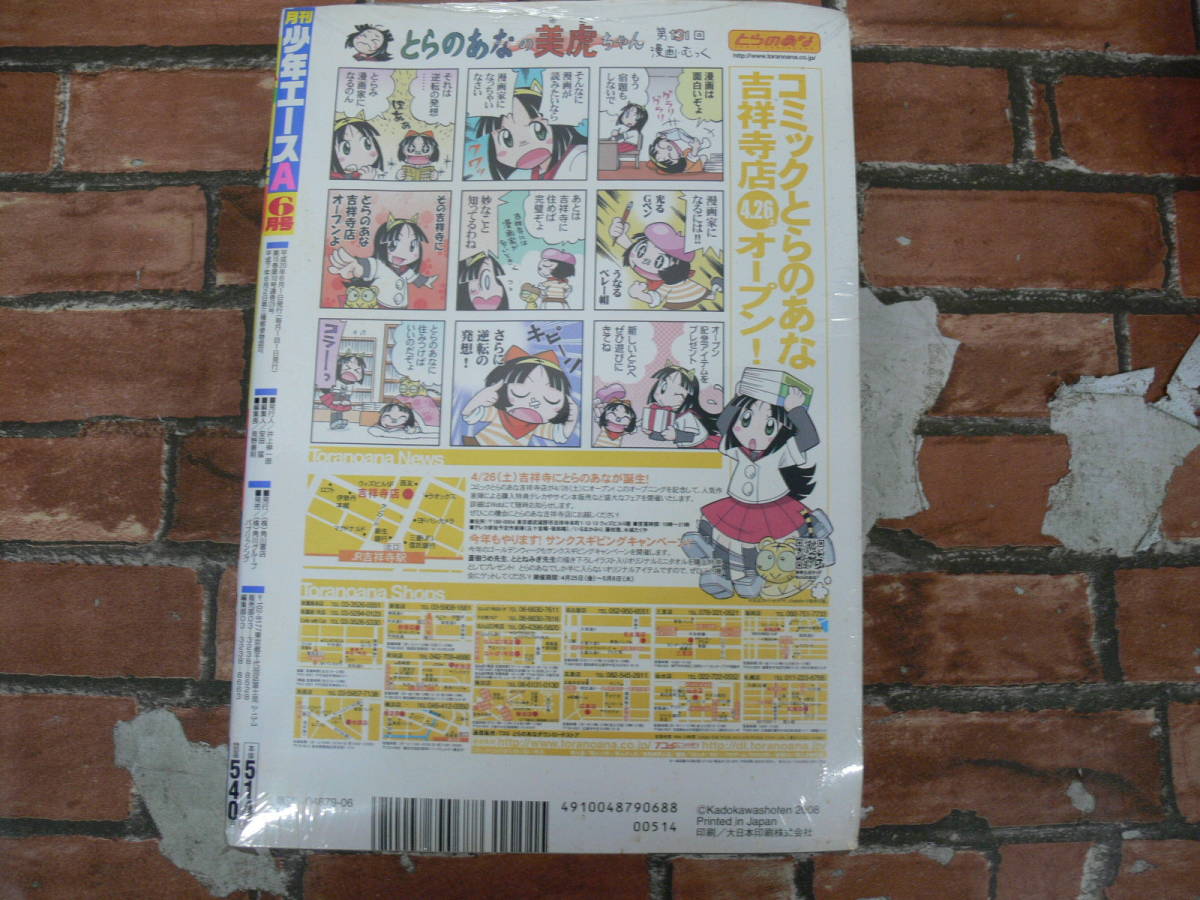 【未開封】月刊少年エース 2008年6月号_画像2