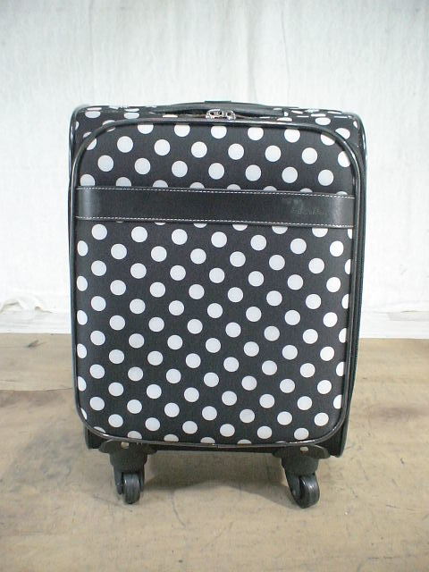 4470　ATSUKI ONISHI　黒・白　鍵付　スーツケース　キャリケース　旅行用　ビジネストラベルバック_画像1