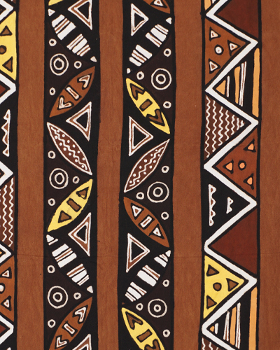 アフリカ　マリ共和国　ボゴラン　DX　マルチクロス　Lサイズ　No.120　泥染め布　コットン　織布　飾り布　タペストリー 大判布