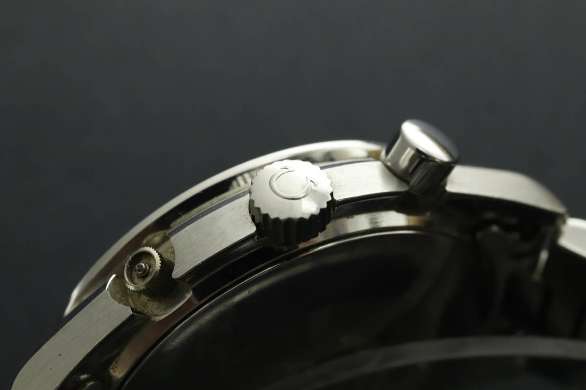 LVSP5-11-4 7T114-4 OMEGA オメガ 腕時計 スピードマスター クロノグラフ 自動巻き 約96g メンズ シルバー 付属品付き ジャンク_画像4