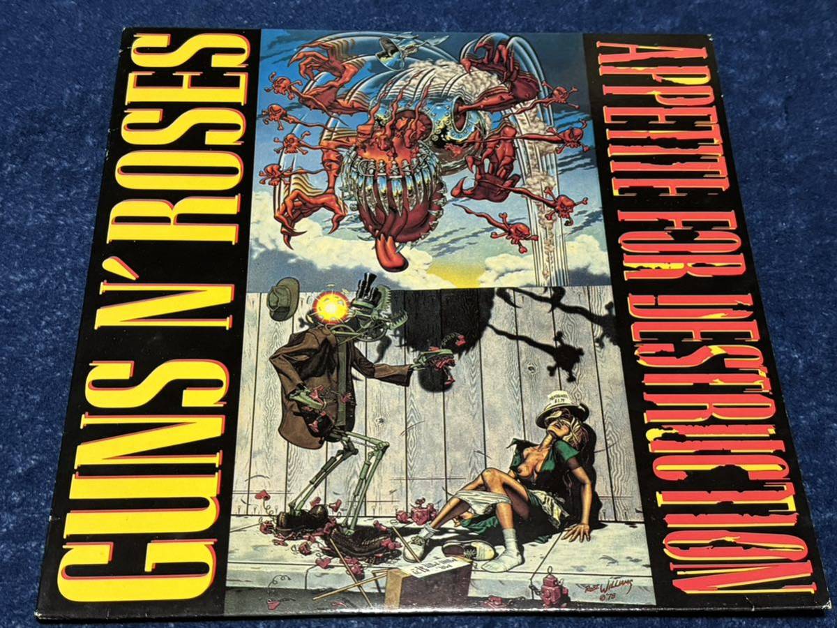 Guns N' Roses / ガンズ ・アンド ・ローゼズ　 Appetite For Destruction 　オランダ盤　発禁ジャケ_画像1