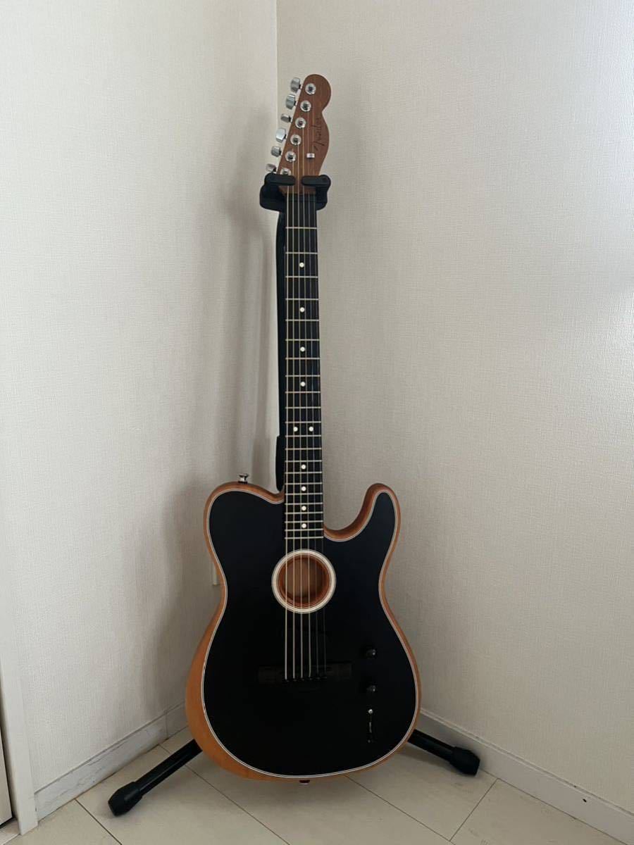 FENDER ( フェンダー ) American Acoustasonic Telecaster Black アコースタソニック 美品 USA_画像1