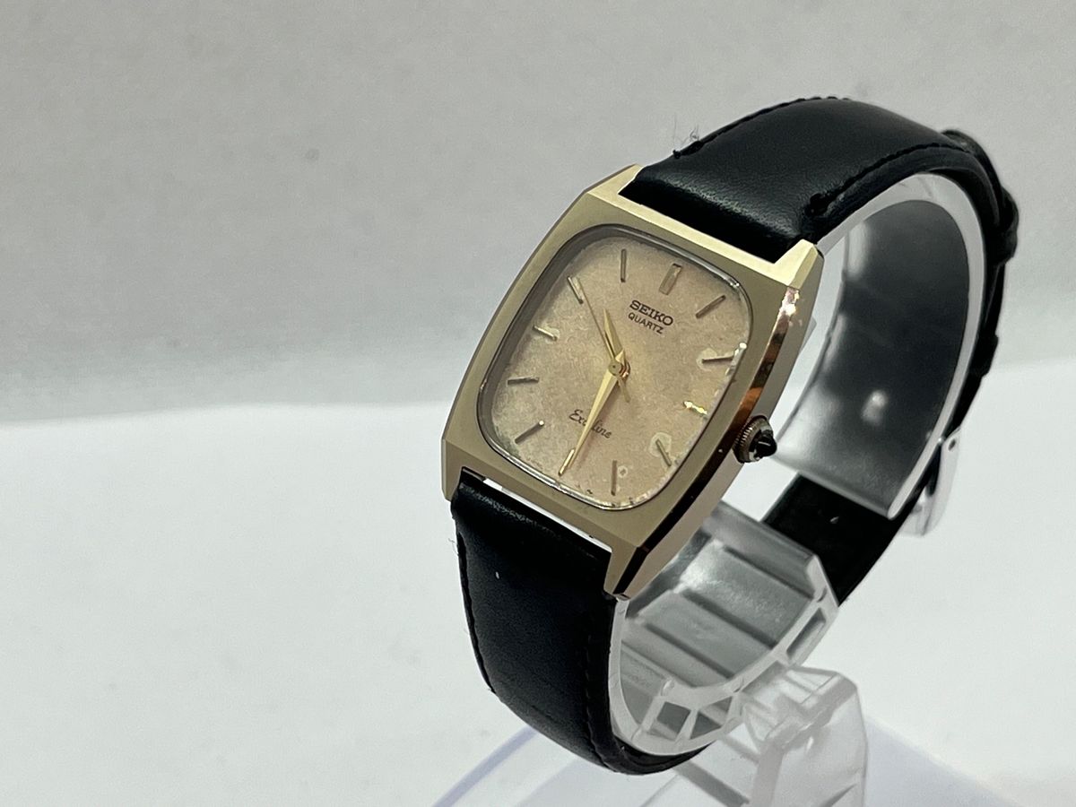 SEIKO セイコー Exceline エクセリーヌ QZ腕時計 スクエア型 SEIKO セイコー Exceline エクセリーヌ QZ腕時計 スクエア型