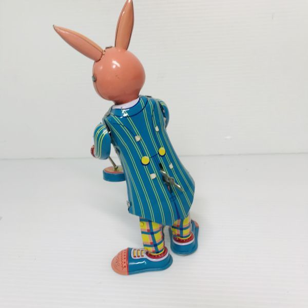 D[HAPPY BUNNY]TOYS CLUB заяц кролик жестяная пластина драма -zen мой рама Showa Retro античный Vintage 
