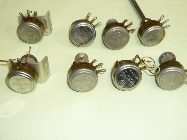 TYPE J AB made USA parts parts volume rheostat 1000Ω 20KΩ 100Ω 2000Ω 5000Ω etc. ( control e-254)