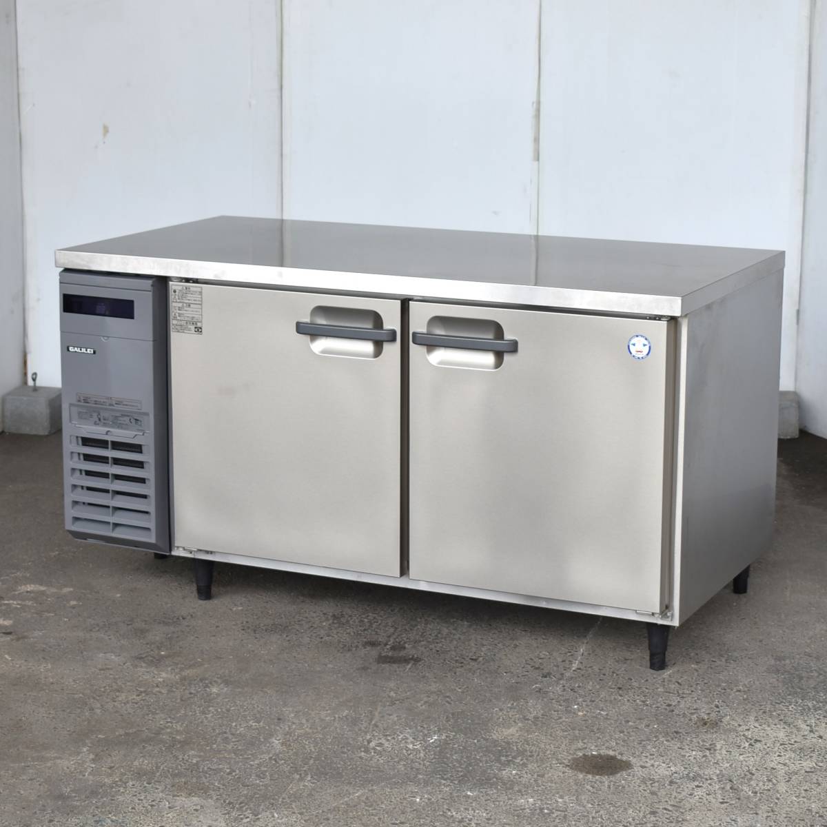 2021年製 フクシマガリレイ 業務用冷蔵庫 LCW-150RM 幅150cm 横型2ドア コールドテーブル AC100V 福島『仙台 引取歓迎』yt955ジ 50827-01