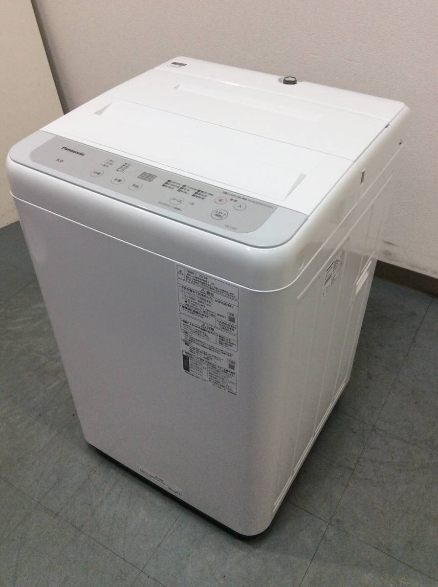 YJT7705【Panasonic/パナソニック 5.0㎏洗濯機】極美品 2023年製 NA-F5B1 家電 洗濯 簡易乾燥付