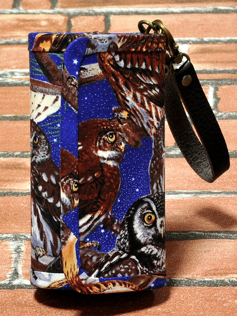 *[ hand made ] bird owl . pattern key case ( purse specification )*