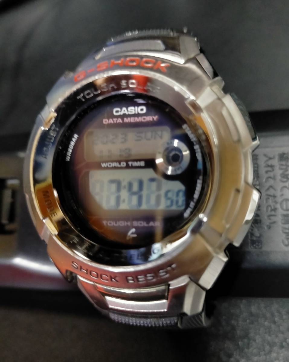 売切！中古！カシオ CASIO G-SHOCK 2804 G-7000　タフソーラー メンズ腕時計 ソーラー メンズ 時計 Gショック シルバー 現状渡し_画像3