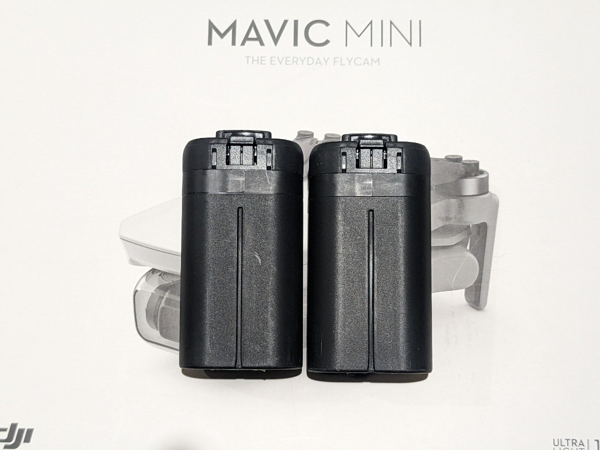 送料無料 DJI mavic mini mini2 マビックミニ ミニ2 純正バッテリー 1100mAh 中古品 2本 DJI純正品