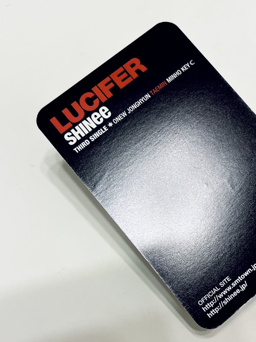 SHINee テミン 「LUCIFER トレカ」公式トレーディングカード_画像3