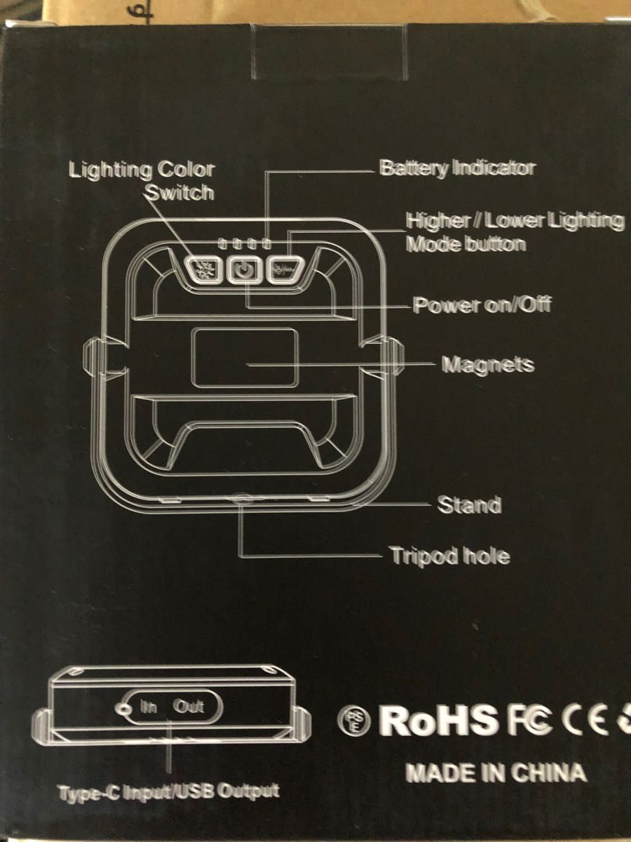 【期間限定特価】LEDランタンUSB充電式  防水 5200mAh ポータ電源モバイルバッテリー