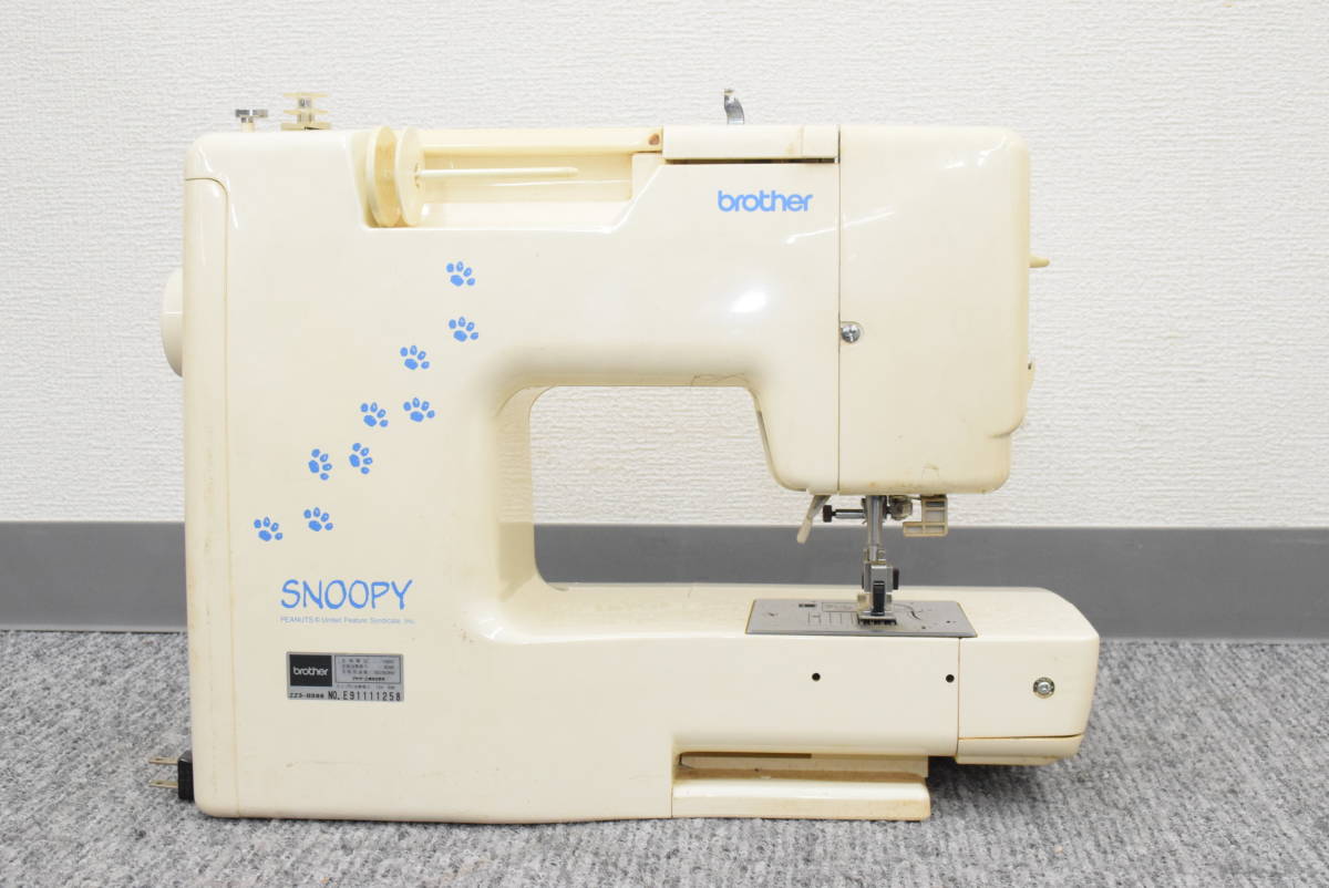 H★動作OK☆brother ブラザー ZZ3-B988 SNOOPY STUDIO スヌーピー コンピューターミシン ハンドクラフト 手工芸★_画像3