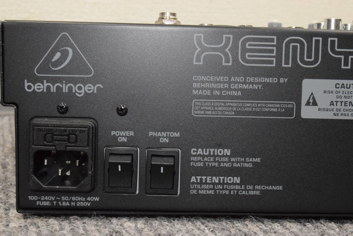 I★BEHRINGER ベリンガー XENYX X1222USB アナログミキサー USBオーディオインターフェース音響機器★_画像4