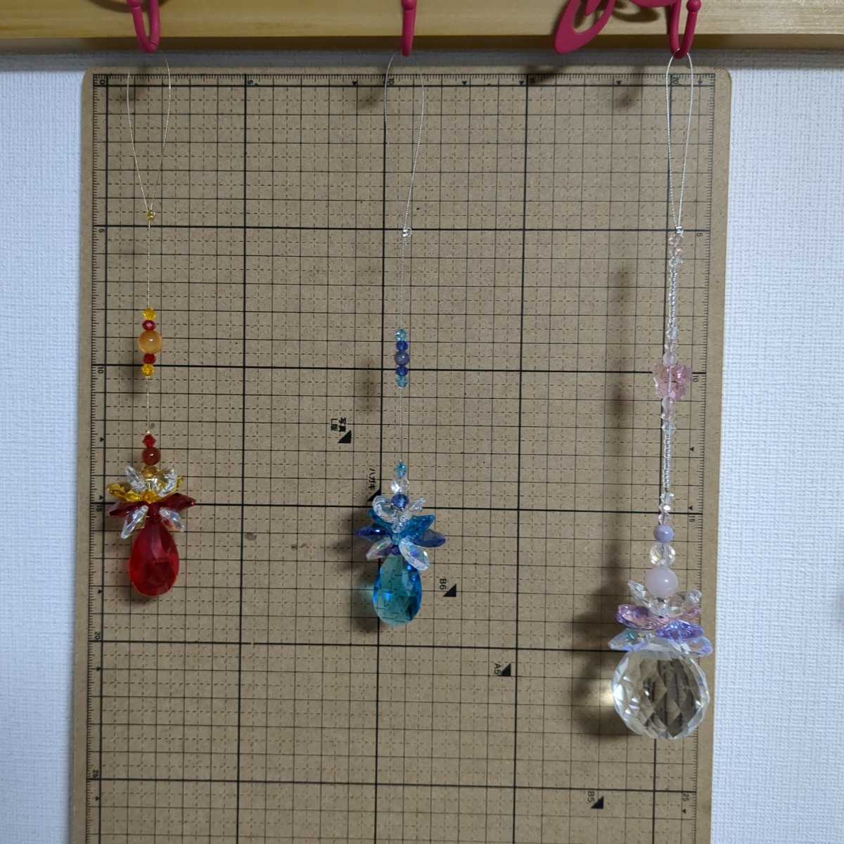 ★ リクエスト品 ★ ☆訳あり!! ☆ ハンドメイド ☆ サンキャッチャー ☆ ドロップ ☆_画像2