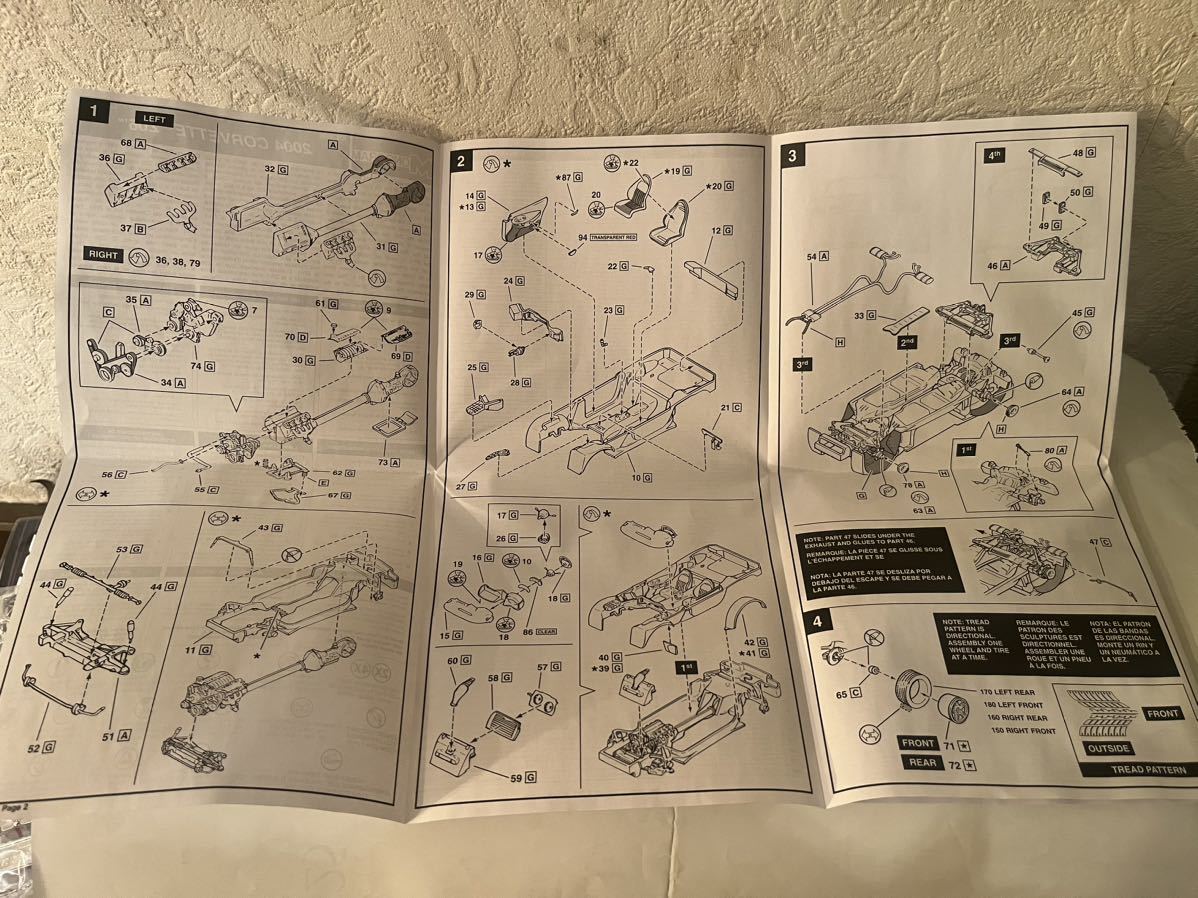 1/25 レベル コルベット Z06 モノグラム プラモデル_画像6