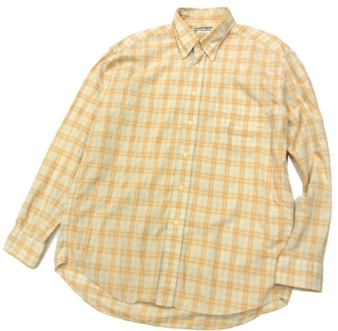  price 2 ten thousand jpy degree * Munsingwear wear long sleeve shirt men's LB (LL corresponding )