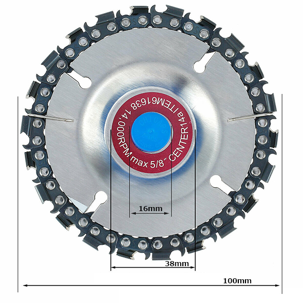 グラインダー用 チェーンソーディスクカッター 100mm TA014_画像4