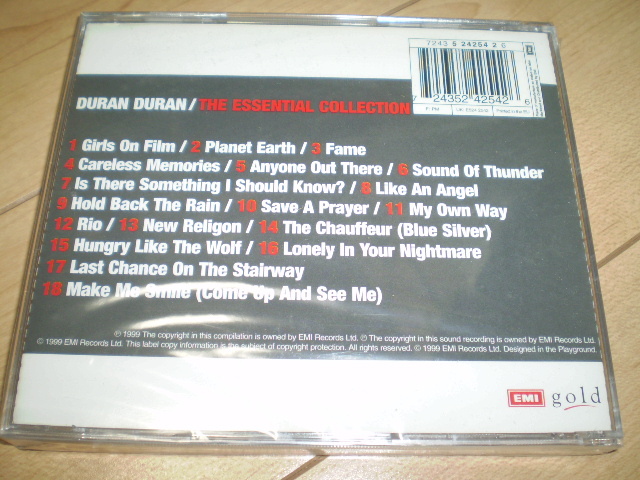 ○新品！デュラン・デュランDuran Duran / Essential Collection_画像2