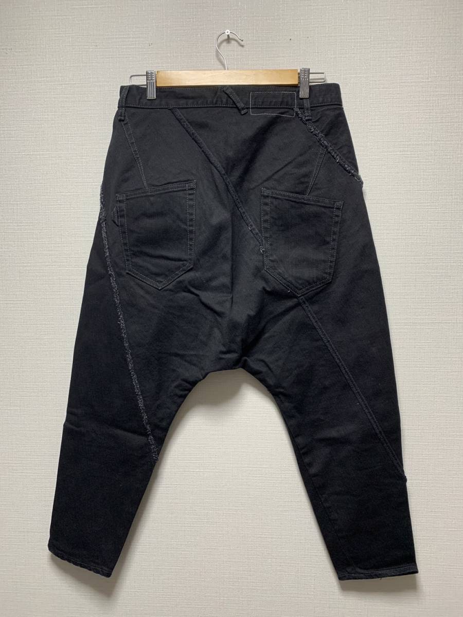  прекрасный товар *[The Viridi-anne] 19AW обычная цена 35,200 Stretch Denim Sarouel.. стрейч обезьяна L Denim 2 VI-3130-04 сделано в Японии vi liti Anne 
