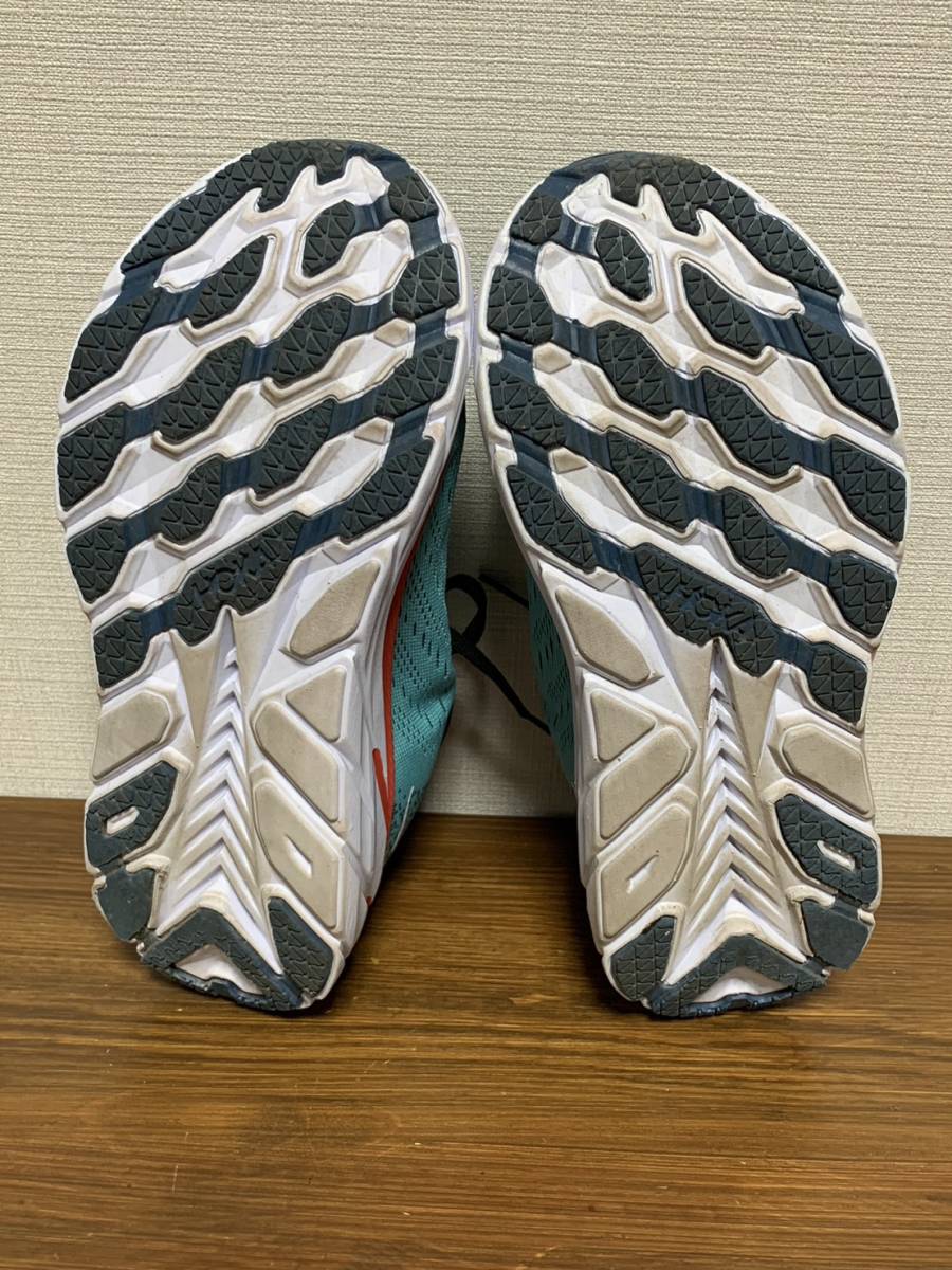 美品☆[HOKA ONE ONE] F27221D CLIFTON 8 クリフトン ローカットスニーカー US7.5B 24.5 ホカオネオネ_画像5