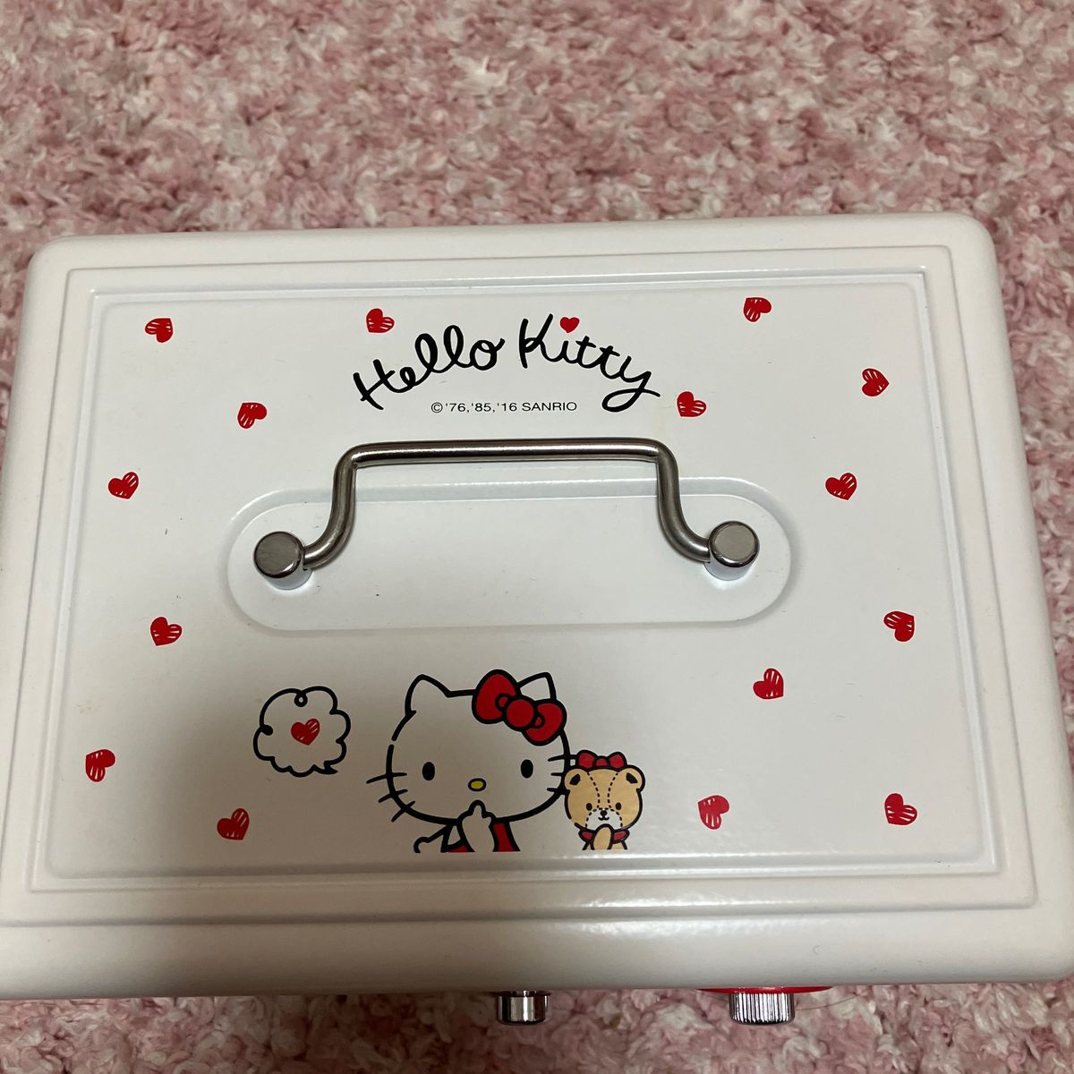 サンリオ Sanrio ハローキティ 手提げ金庫 レトロ キャッシュ サンリオ Sanrio ハローキティ 手提げ金庫 レトロ キャッシュ