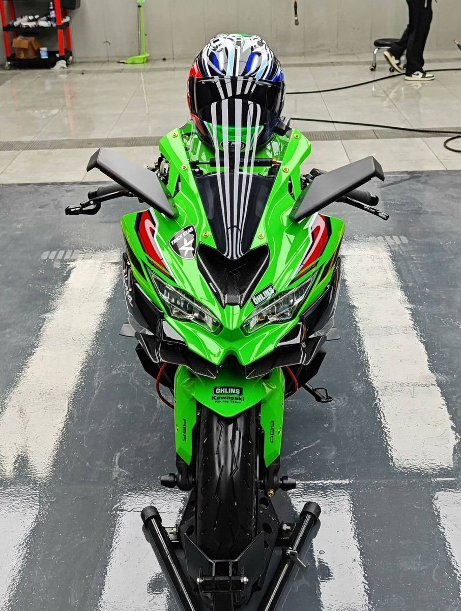 Ninja400 2018-2020エアロ アッパーカウル 赤 - バイクウエア