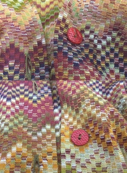 ☆☆MISSONI ミッソーニ　ロング長袖シャツ　総柄　48サイズ　イタリア製☆USED品_画像8