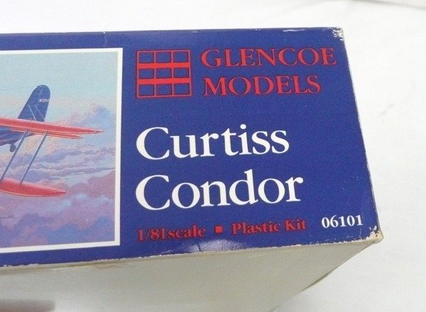 ☆☆GLENCOE MODELS グレンコ・モデルズ　1/81　Curtiss Condor カーチスコンドル　プラモデル☆未組立品_画像4