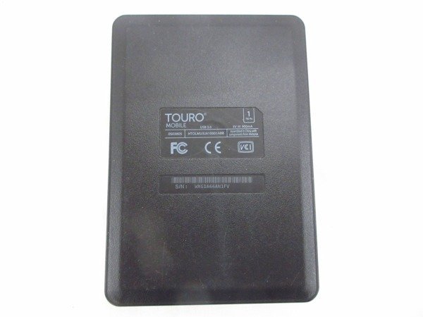 ◆◆TOURO Mobile 1TB 外付けポータブルハードディスク 2.5インチ ブラック USB3.0対応◆USED品 Ｍ3556_画像2