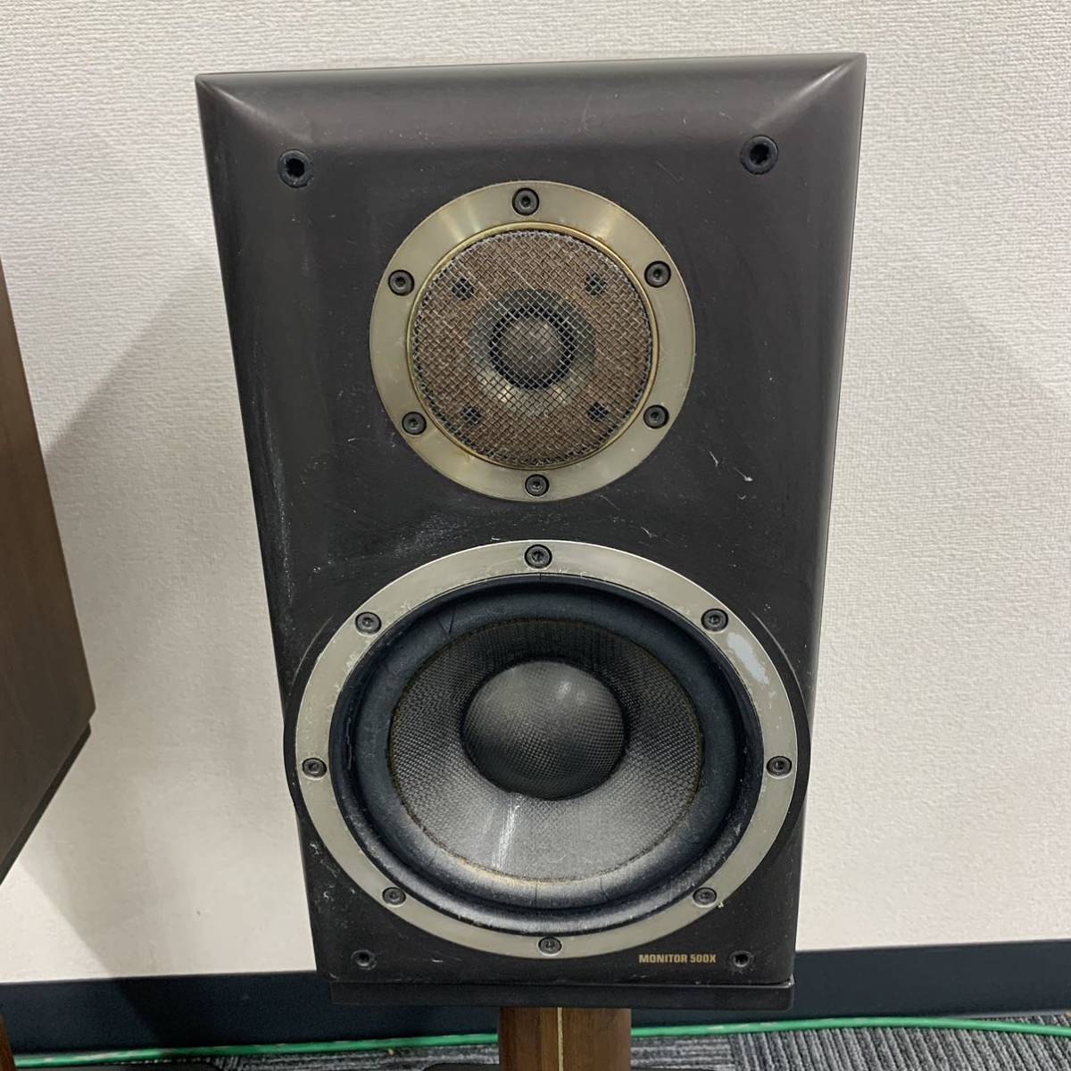 【4個口発送】 ONKYO MONTOR 500X スピーカー オンキョー モニター スタンド 動作品 【Id3】 1056-203_画像4