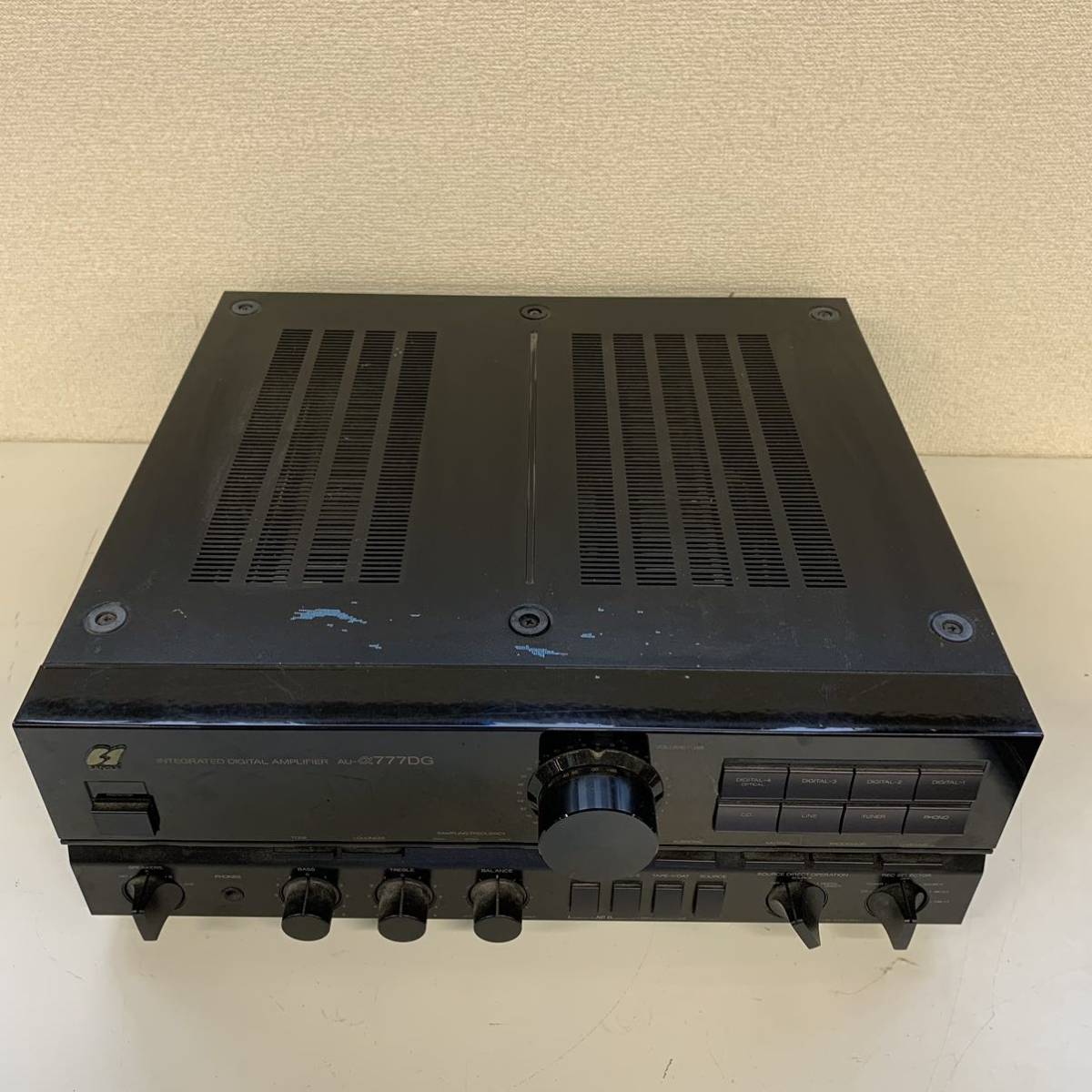 【Ja3】 Sansui AU-α777DG プリメインアンプ 通電 現状品 オーディオ サンスイ 1006-39_画像4